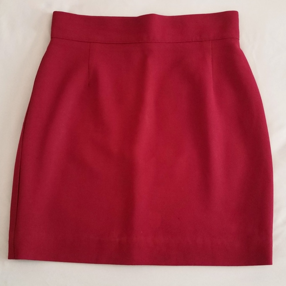 Burgundy Skirt